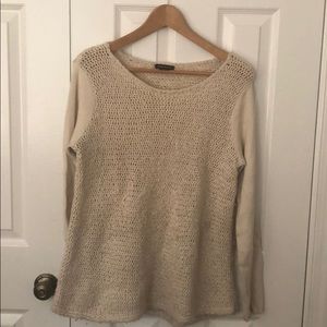 Club Monaco Cream Sweater